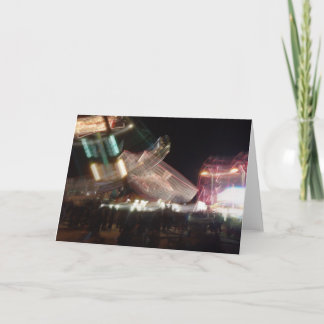 遅いシャッターカーニバルの挨拶状 カード