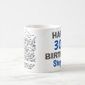 遅いパブのディスコのために眠い村 コーヒーマグカップ (中央)