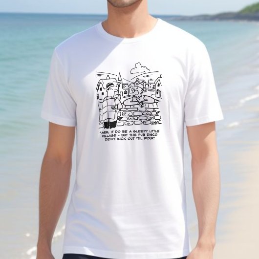 遅いパブのディスコのために眠い村 Tシャツ