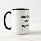 遅いマグを走ること マグカップ (左)