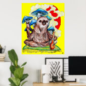 遅い動きと良い雰囲気 ポスター (ホームオフィス)