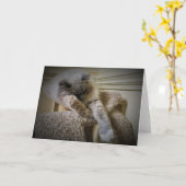 遅い日、カード カード (黄色い花)