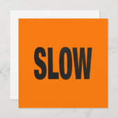 遅い注意記号 シーズンカード (正面/裏面)