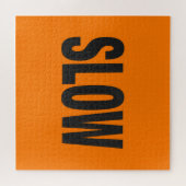 遅い注意記号 ジグソーパズル (横)