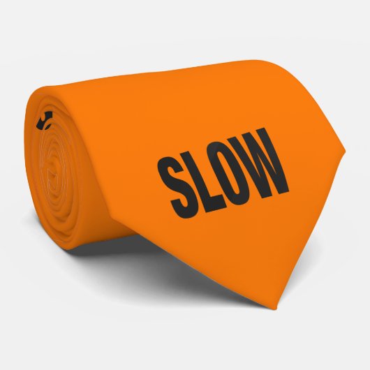 遅い注意記号 ネクタイ (ロール)