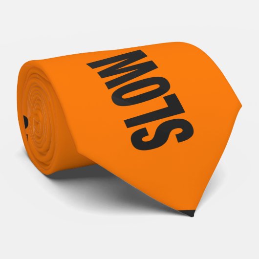 遅い注意記号 ネクタイ (ロール)