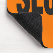 遅い注意記号 マウスパッド (コーナー)