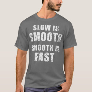 遅い滑らかな滑らかな垂直は速い動揺して Tシャツ