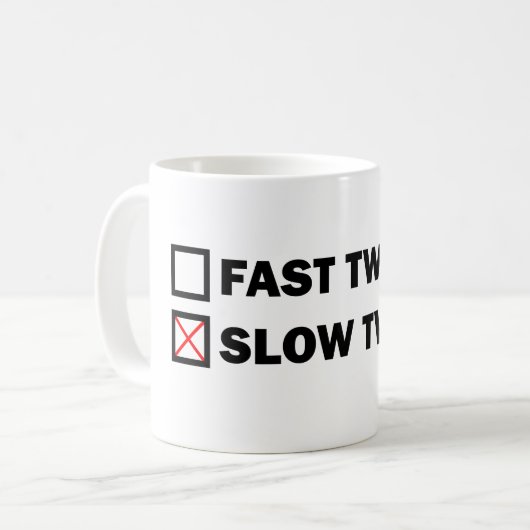 遅い痙攣 コーヒーマグカップ (正面左)