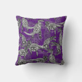 遅い白亜の~の紫色の子供 クッション (裏面)