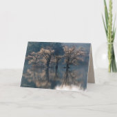 遅い秋の島の反射 カード (正面)