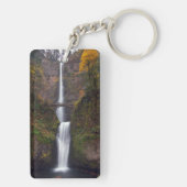 遅い秋のMultnomahの滝 キーホルダー (裏面)