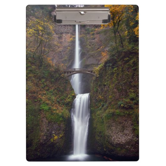 遅い秋のMultnomahの滝 クリップボード (正面)