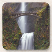 遅い秋のMultnomahの滝 コースター (正面)