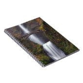 遅い秋のMultnomahの滝 ノートブック (右側)