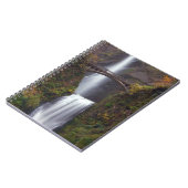 遅い秋のMultnomahの滝 ノートブック (左側)