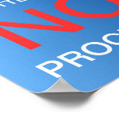 遅い進歩は進まない以上に良い – ポスター (角)