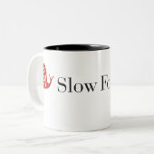 遅い食糧NYCツートーンコーヒー・マグ ツートーンマグカップ (正面左)