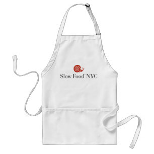 遅い食糧NYCロゴのエプロン スタンダードエプロン