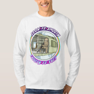 [遅い]はスムーズ、[スムーズ]は速い Tシャツ