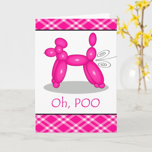 遅おもしろいい誕生日ああ、うんち悪い私はそれを台無しにした カード (黄色い花)