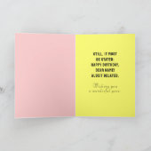 遅おもしろい誕生日 カード (内部)