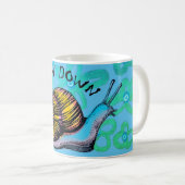 遅くする コーヒーマグカップ (正面右)