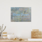 遅くする ポスター (キッチン)