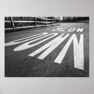 遅くする ポスター