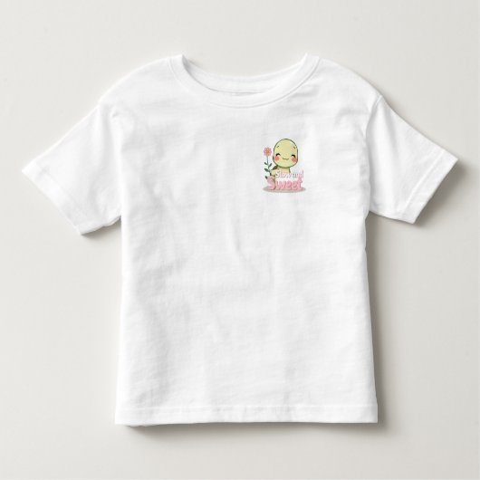 遅くて甘い亀の友人 トドラーTシャツ (正面)