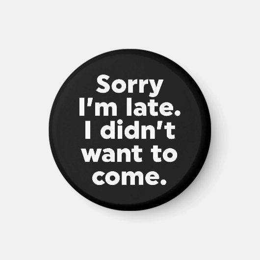 遅くなってごめんなさい。嫌だっ来た。 マグネット (正面)