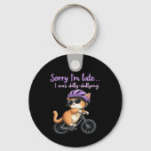 遅くなってごめんなさい、私はぐずぐずしていた キーホルダー (正面)