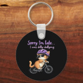 遅くなってごめんなさい、私はぐずぐずしていた キーホルダー (正面)
