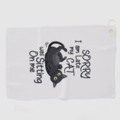 遅くなってごめんね！ ゴルフタオル (横)