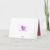 遅くなってごめんね!ベレードバースデーファインアート犬 カード (裏面)