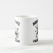 遅くなってごめんぼろ過して コーヒーマグカップ (中央)