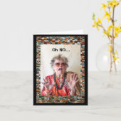 遅くなって本当にすみません カード (黄色い花)