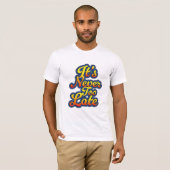 遅くはない Tシャツ (正面フル)