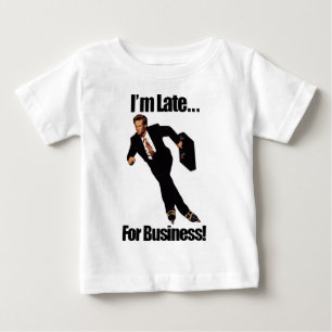 遅くビジネスRollerbladeのスケート選手のミームのために ベビーTシャツ
