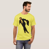遅くビジネスRollerbladeのスケート選手のミームのために Tシャツ (正面フル)