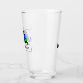 遅く着実に亀は、あなたの名前を背中に タンブラーグラス (左)