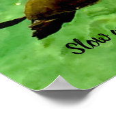 遅く着実に勝つ ポスター (角)