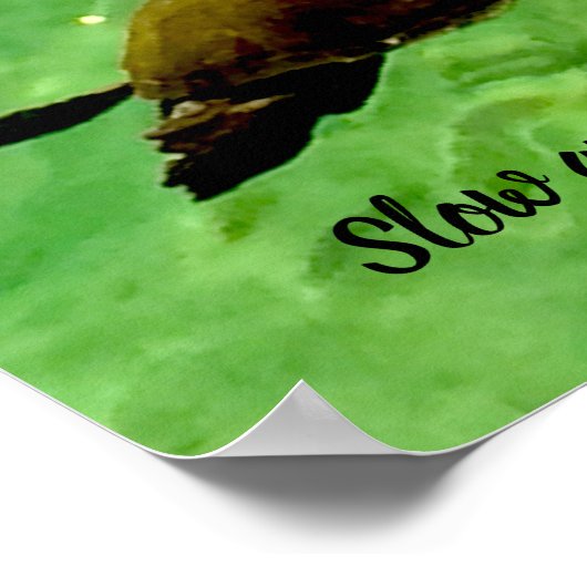 遅く着実に勝つ ポスター (角)