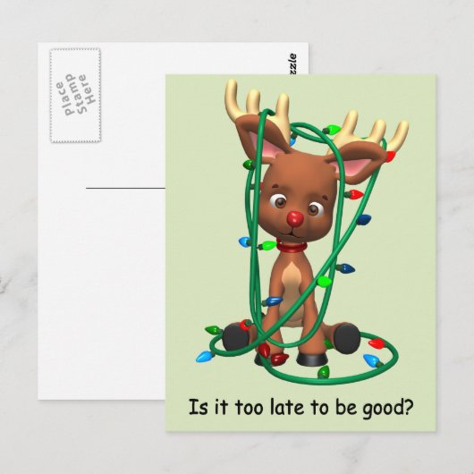 遅すぎるか？ ポストカード (正面/裏面)