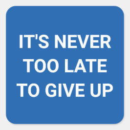 遅すぎるこ与えとが無いおもしろい スクエアシール