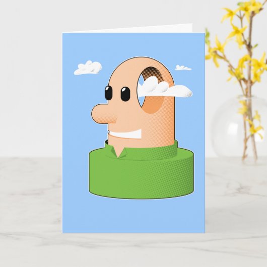 遅れたあいさつ文 カード (黄色い花)