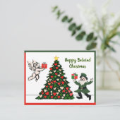 遅れたクリスマスハートとシャムロック シーズンポストカード (スタンド正面)