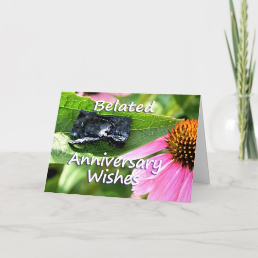 遅れた記念日の謝カスタマイズ罪 – カード (正面)