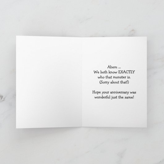 遅れた記念日、何種のモンスターが遅れる？ カード (内部)