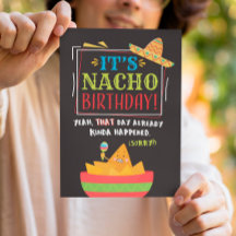 遅れた誕生日おもしろい、NACHO誕生日